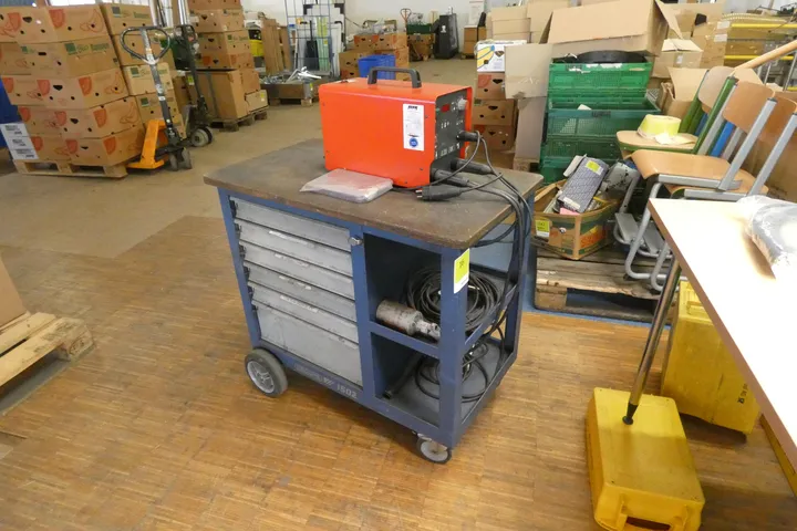 GEDORE 1502 Werkstattwagen + REHM LBS 80 Bolzenschweißgerät